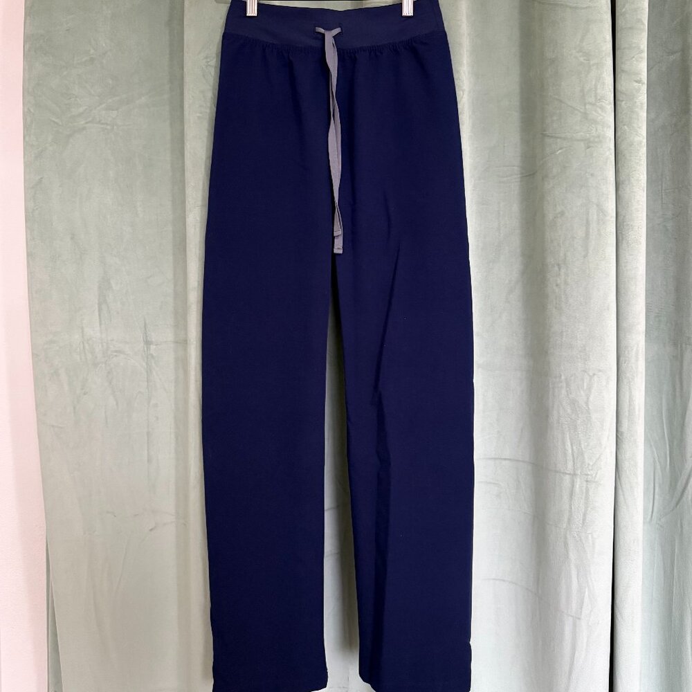 Figs High Waisted Livingston Basic Scrub Pants - XS - Regular - Navy